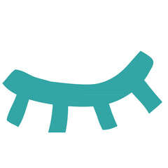 Eyelashes. Evil Eye Abstract Shape 