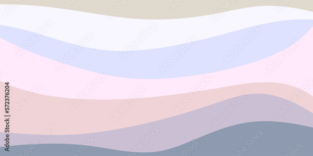 Poster abstract wavy textured background in light pastel colors. vintage curved stripes and lines backdrop.
