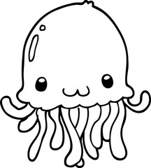 cartoon jellyfish