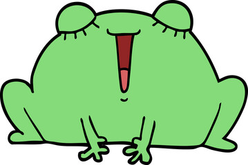 cute cartoon frog