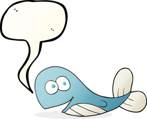 speech bubble cartoon whale