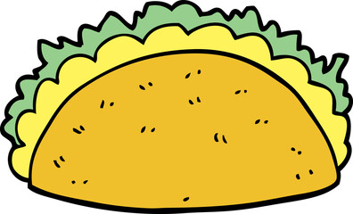 cartoon taco