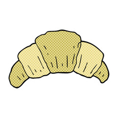 cartoon croissant