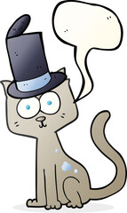 speech bubble cartoon cat