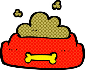 cartoon dog food