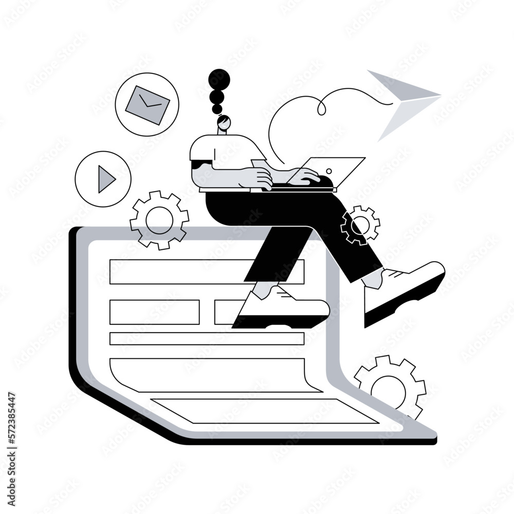 Poster bendable device technology abstract concept vector illustration. bendable device technology, smartph