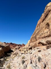 Fototapeta premium red rock canyon desert old ocean floor