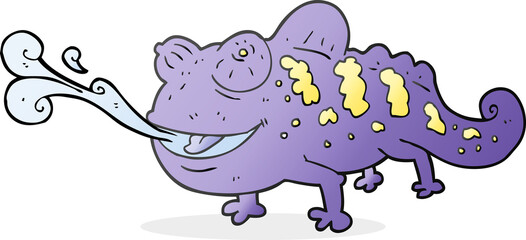 cartoon chameleon