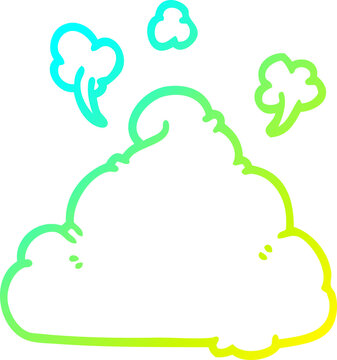 recommend clip art: cold gradient line drawing cartoon poop