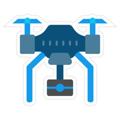 Drone Sticker Icon