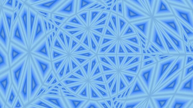 Unique kaleidoscope colorful design. Abstract kaleidoscopic color background.kaleidoscope with symmetrical repeating patterns. Seamless looping animation.