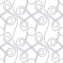 Vector seamless pattern. Modern stylish abstract texture. Repeating geometric elements.