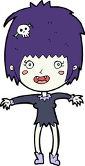 cartoon vampire girl