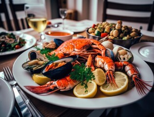 cooked shrimp on a plate