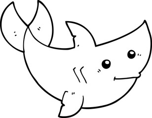 cartoon shark
