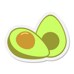 avocado sticker