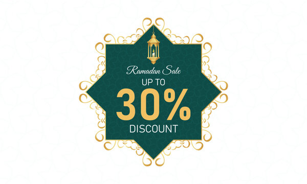 30 percent discount ramadan kareem sale banner, ramadan sale upto 30% discount, ramadan sale vectors, ramadan kareem discount vector