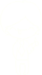 Office Worker Chalk Drawing