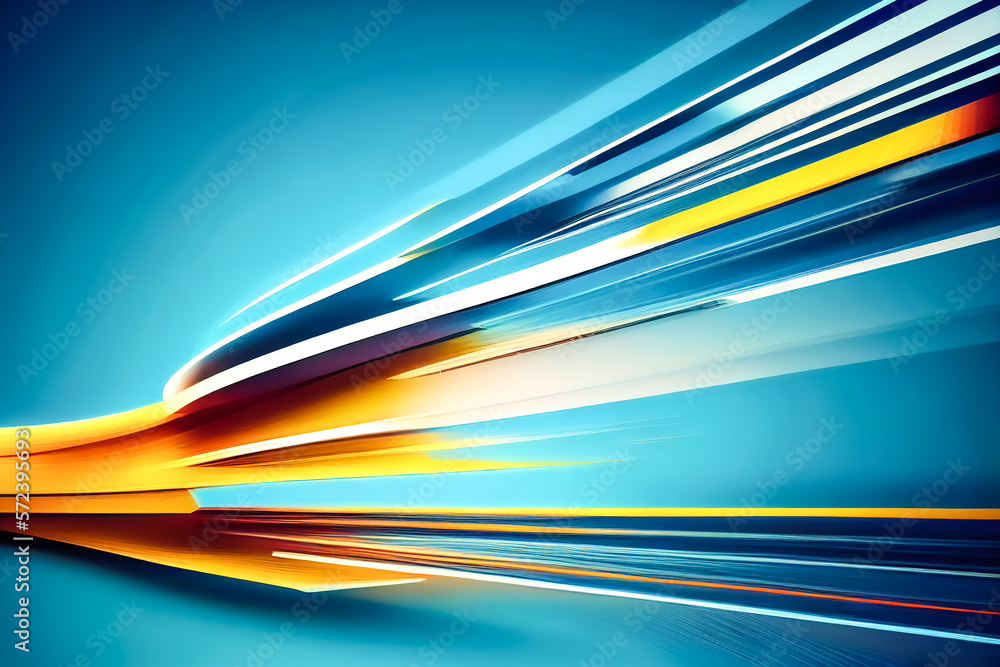 Poster dynamic abstract background. motion animation. generative ai
