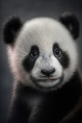 Fototapeta premium giant panda bear - Cute baby panda - Created with Generative AI technology.