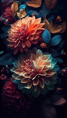 Flores Salvapantallas Móvil - Generative Ai