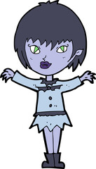 cartoon vampire girl
