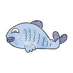 textured cartoon fish