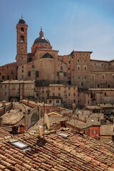 View of Urbino's downtown city