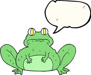 speech bubble cartoon frog
