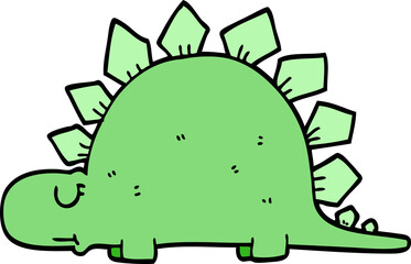 cartoon doodle prehistoric dinosaur