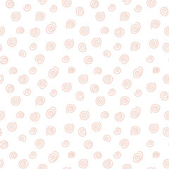 easter seamless pattern with eggs, rabbits, feathers and plants.