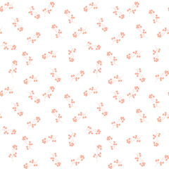 easter seamless pattern with eggs, rabbits, feathers and plants.