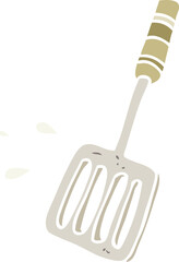 flat color style cartoon kitchen spatula tool