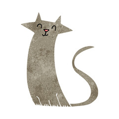 retro cartoon cat