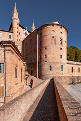 View of Urbino's downtown city
