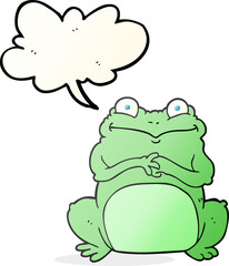 speech bubble cartoon funny frog