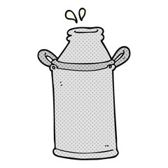 cartoon milk barrel