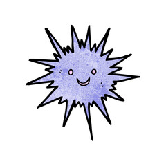 cartoon sea urchin