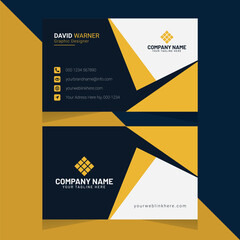 Modern business card template.