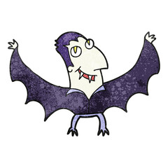 textured cartoon vampire