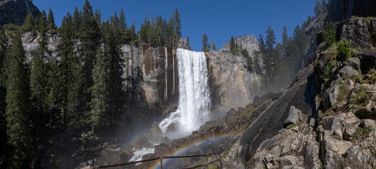 Vernal Falls panoramic view (Yosemite NP)