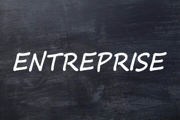 Entreprise en texte