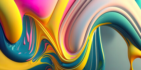 Abstract twirling pastell colors as background wallpaper