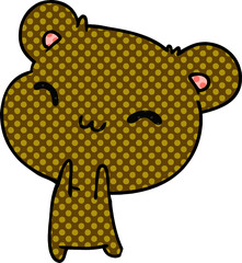 cartoon kawaii cute teddy bear