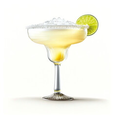 Margarita-Cocktail-Icon – freigestellt – Generative AI