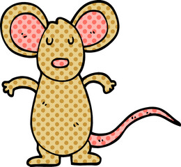 cartoon doodle mouse