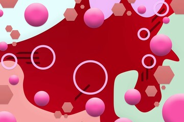 Modern digital futuristic abstract background