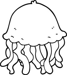 cartoon jellyfish