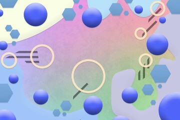 Modern digital futuristic abstract background