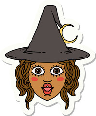 human mage character sticker